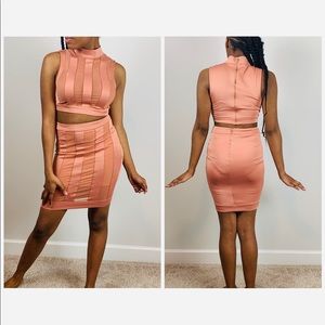 Rose gold two piece